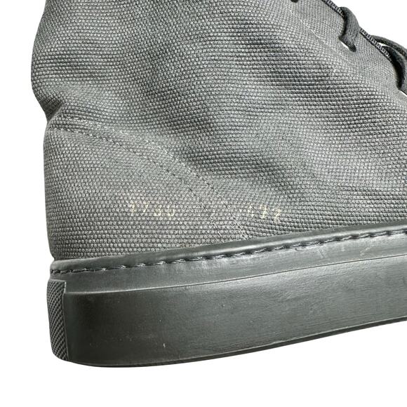 Common Projects | Men | Gray Canvas Lace Up Hi-Top Safari Boots | EU 43 US 10 - Picture 13 of 16
